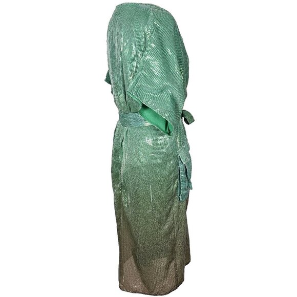 Anthropologie X Bhanuni by Jyoti Ombre Sequin Dress SZ Small READ - Picture 8 of 16